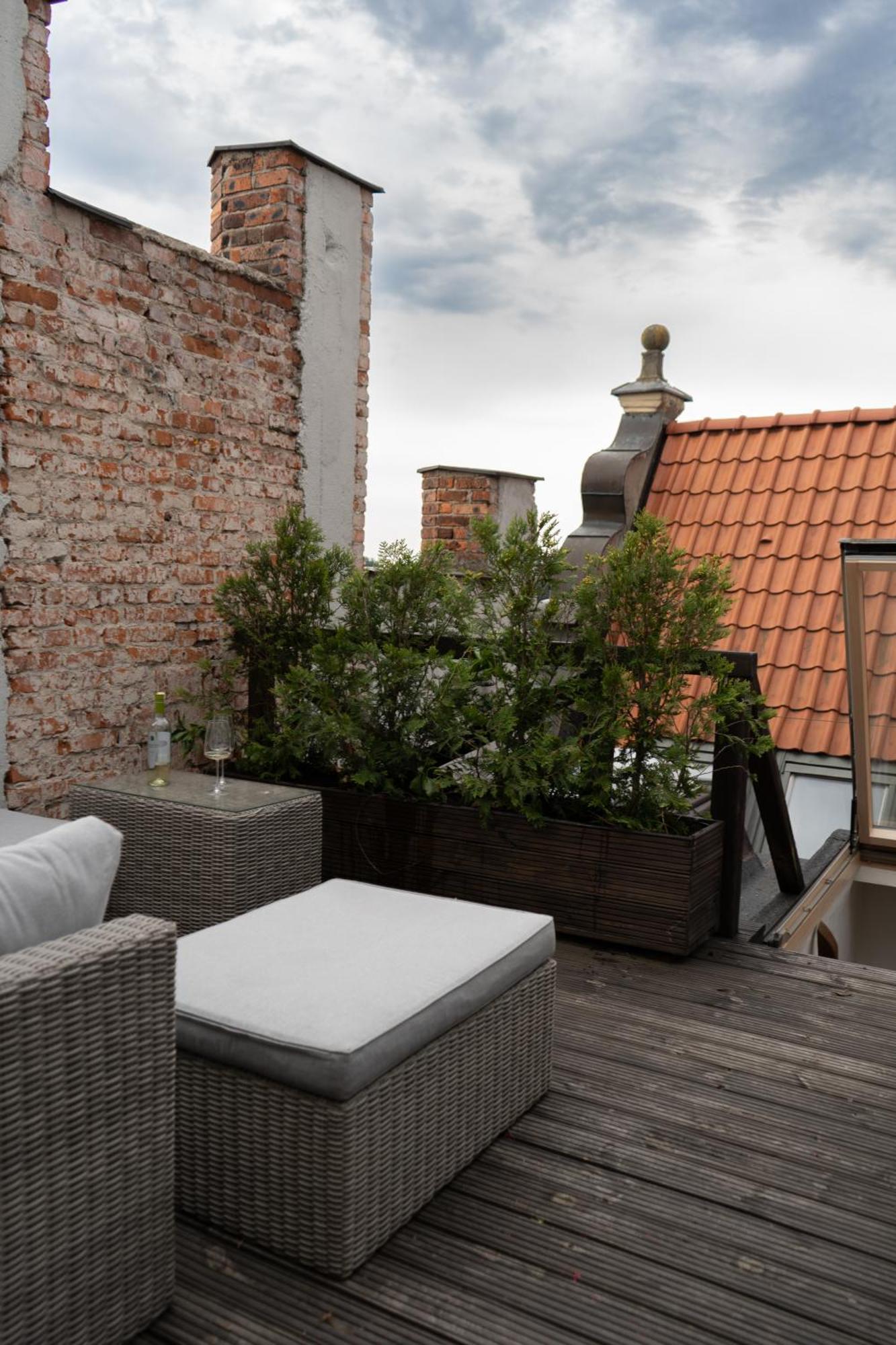 Gotyk Na Dotyk Z Tarasem Na Dachu Apartment Torun Luaran gambar